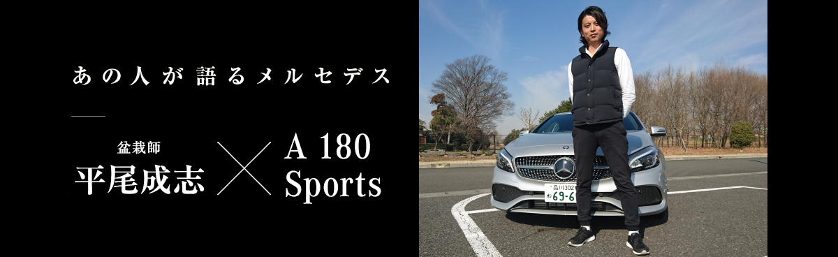 あの人が語るメルセデス 盆栽師 平尾成志 × A 180 Sports