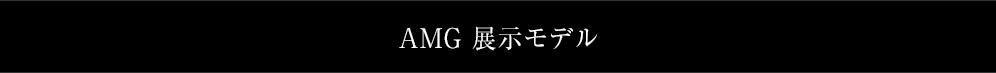 AMG 展示モデル