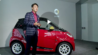 smart fortwo electric drive edition Disney プレス発表会